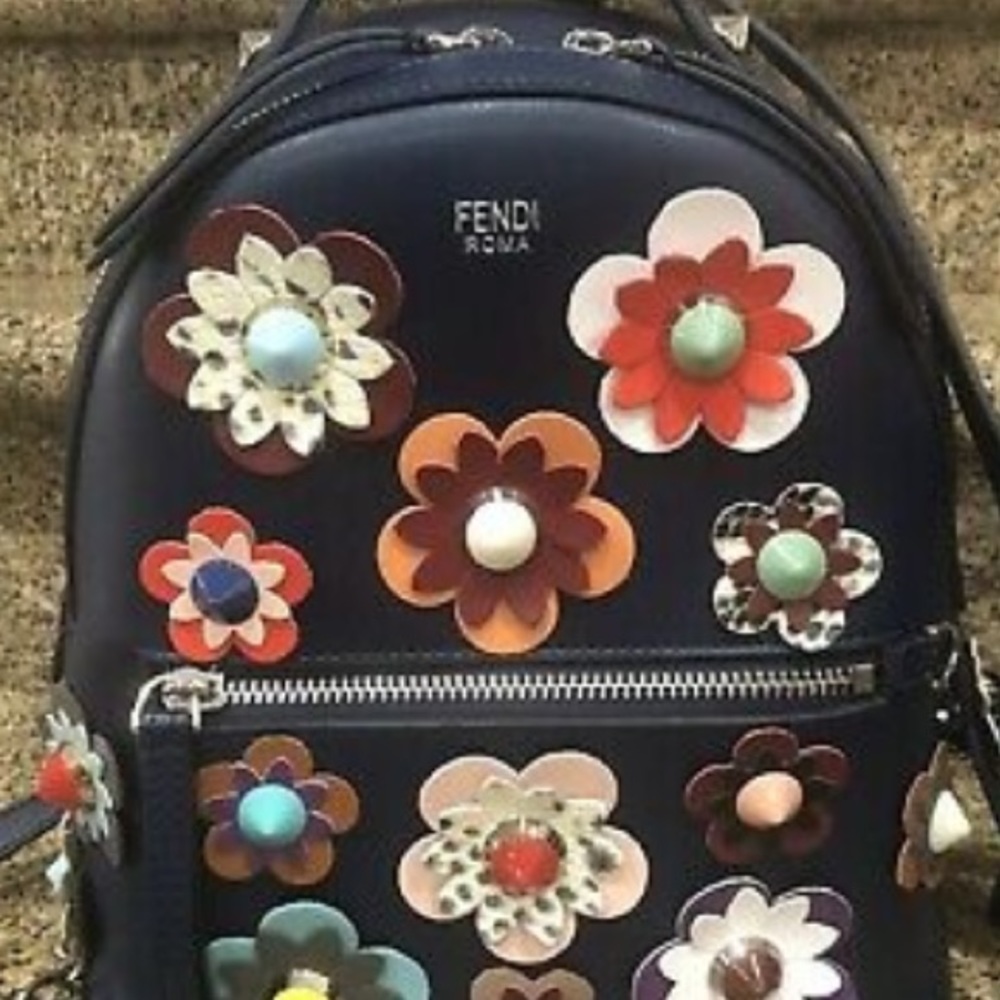 Flower pattern Fendi backpack